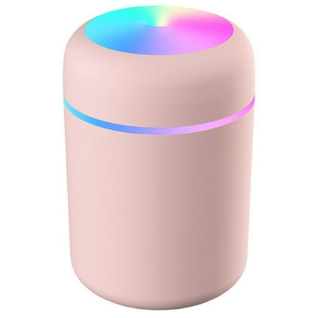 

Uncosinb USB Humidifier with Colorful Light 2 Mist Modes Portable Small Car Essential Oil Diffuser 300ml Pink