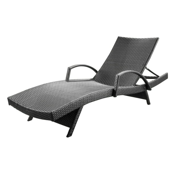 Soleil Outdoor Wicker Armed Chaise Lounge Grey Com - Rattan Chaise Lounge Outdoor Soleil Outdoor Wicker Armed Chaise Lounge Grey Com - Rattan Chaise Lounge Outdoor