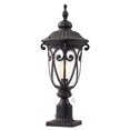 thumbnail image 1 of Goalplus Lámpara De Poste Para Exteriores De Atardecer A Amanecer, Farol De Bronce De 24 Pulgadas De Alto Con Montaje En Muelle, Iluminación De Poste Exterior Con Vidrio Semillado Para Patio, Jardín,, 1 of 1