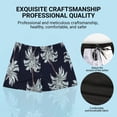 thumbnail image 4 of YHAJDS Mens Print Swim Trunks Loose Fit Quick Dry Beach Shorts for Swimming Hot Tub, 4 of 5