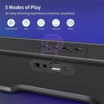 thumbnail image 5 of MYJTOPUS LED Soundbar Speaker Sound Bar, Mini Subwoofer Soundbar with Bluetooth Wireless for TV, Computer, Black, 5 of 9