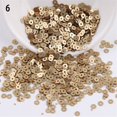 thumbnail image 1 of Accessoires de Couture de Mariage Ronds Brillants Mode Décoration Maison 4mm Paillettes Rondes Facettées, 1 of 6