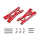 thumbnail image 4 of 2x Brazos Oscilantes Inferiores Traseros para Coche RC, Accesorios de Mejora, Aleación de Aluminio, Repuestos, para Camión Wltoys 244016 a Escala 1:24 Plata roja, 4 of 8