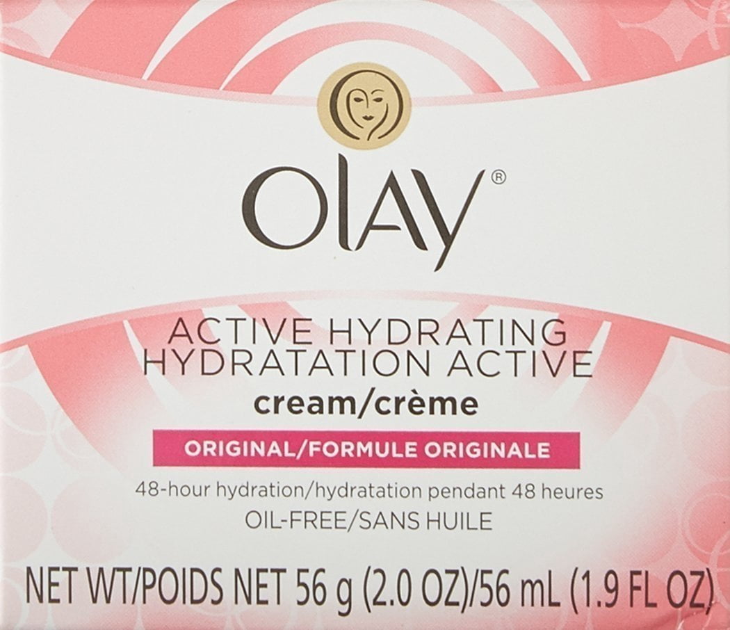Olay Active Hydrating Cream, 2 Ounce (Pack of 2)
