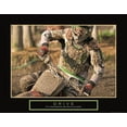 thumbnail image 2 of Frontline 18x15 Black Ornate Wood Framed with Double Matting Museum Art Print Titled - Drive - Motocross, 2 of 4