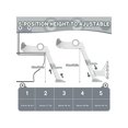 thumbnail image 3 of Potty training seat con step stool ladder para toddlers: anti - slip, safe pads, y adjustable height legs (gray/green), 3 of 7
