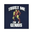 thumbnail image 5 of Marvel Vintage Iron Man Men's T-Shirt Trust Me I'm  A Genius Navy, 5 of 5