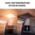 thumbnail image 4 of RV Skylight Window Shade, Foldable Sunshade for Camper Trailer Fan Vent, Blackout UV Rays & Heat Protection Cover, Waterproof Ventilation Block, Easy Install, 4 of 8