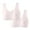 Pink, variant on 2 Pcs Girls Sports Bra First Bra for Girls Training Bra Seamless with Padded Soft and Breathable Integrated Fixed Pad Suitable for Daily Use Mint Green 7-13 Years