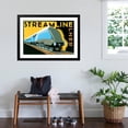thumbnail image 3 of Art.com Streamline Train Art Print by Brian James, Black Frame Wall Art, 44" x 32", 3 of 5