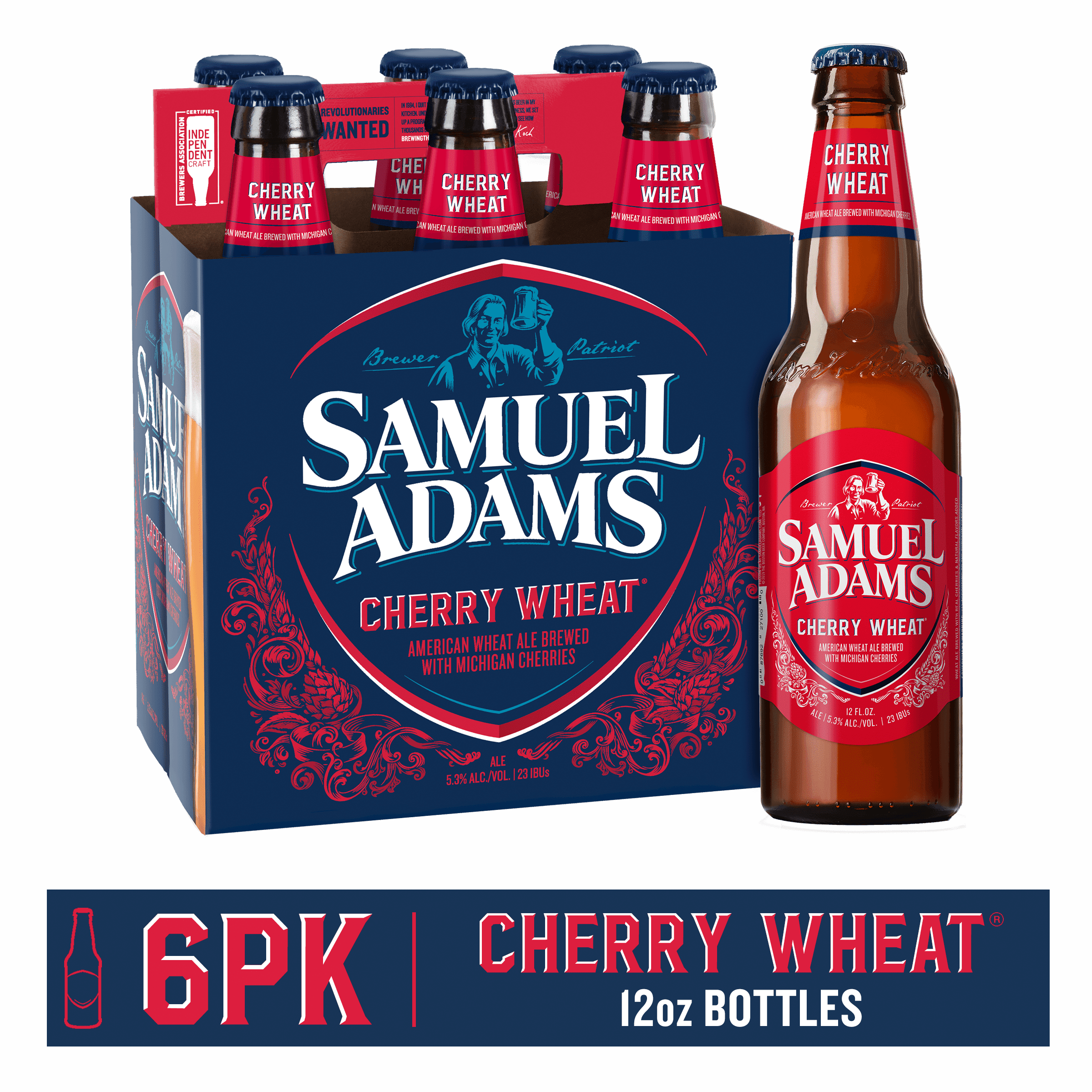 Samuel Adams Cherry Wheat Beer 6 Pack 12 Fl Oz Walmart Inventory 
