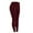 Wine, variant on NAFUU Women's High Waisted Yoga Pants 7/8 Length Tummy Control Workout Leggings Soft Athletic Running Yoga Pants With Pockets