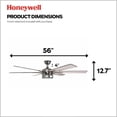 thumbnail image 3 of Open Box Honeywell Kaliza Ceiling Fan with Quiet Motor and Remote Control, 56", 3 of 9