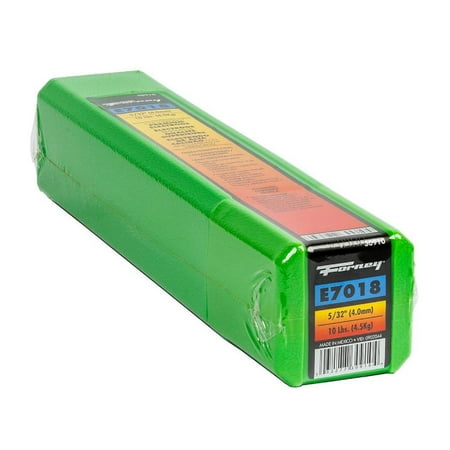 

Forney Welding Rod - 5/32 Type 7018 low-H2 high strgth mild steel AC & DC - rev & norm polarity 10 pound box sold by each