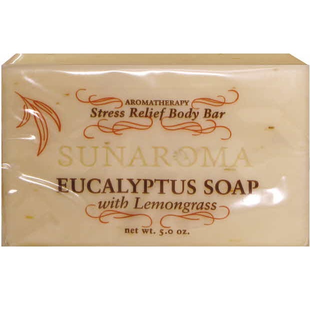 Sunaroma Eucalyptus Soap With Lemongrass 5 Oz.