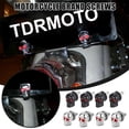 thumbnail image 3 of 4/8X Motorcycle Tag Fastener Skull License Plate Frame AH Screws Eye Bolts O7D6, 3 of 9