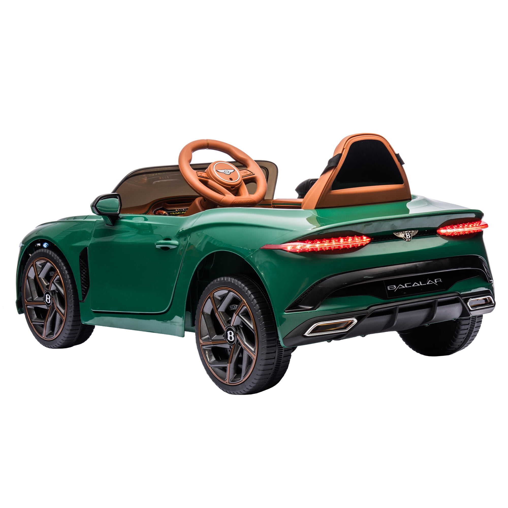 Resenkos Official Licensed Bentley Kids Ride on Car, 12V 7A Battery Powered Vehicle with Remote Control 3 Speeds MP3 USB, Green Resenkos Official Licensed Bentley Kids Ride on Car, 12V 7A Battery Powered Vehicle with Remote Control 3 Speeds MP3 USB, Green