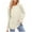 Beige, variant on ShiShine Women's Long Sleeve Top Crewneck Basic Lightweight Fall Shirt with Thumb Hole