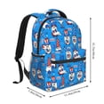 thumbnail image 2 of Easygdp Gnomes in USA Mochila Ergonómica Versátil para Laptop - Múltiples Bolsillos, Correas Ajustables, Unisex para Escuela, Viajes y Actividades al Aire Libre-One Size, 2 of 5