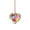 Multicolour, variant on Geemin 40mm Chandelier Crystal Love-heart Shaped Prisms Rainbows Maker Crystal Glass Prism Suncatchers Crafts Gift Garden Decor