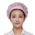 thumbnail image 2 of Unisex Breathable Adjustable Mesh Cap Factory Worker Kitchen Cooking Chef Hat, 2 of 7