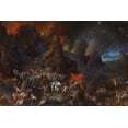 thumbnail image 1 of 24x36 gallery poster, Aeneas and the Sibyl in the Underworld by Jan Bruegel the Elder, 1 of 1