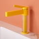 thumbnail image 2 of Grifos para Lavabo de Baño de un Solo Orificio, Grifo Monomando de Latón para de Cocina con Cuerpo Acrílico, Montaje en Cubierta., 2 of 5