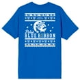 thumbnail image 2 of Pabst Blue Ribbon Cool Blue Logo Men's Royal Blue Short Sleeve Tee, 2 of 5