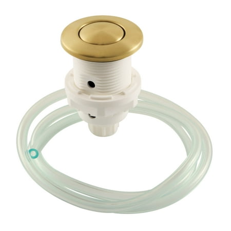 UPC 663370836596 product image for Kingston Brass KA317 Gourmetier Disposal Air Switch Button  Brushed Brass | upcitemdb.com