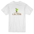 thumbnail image 1 of Go Climb A Cactus Cartoon Graphic Men's T-shirt, 1 of 1