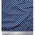 thumbnail image 1 of Soimoi Poly Georgette Fabric Geometric Shirting Print Fabric by The Yard 42 Inch Wide, 1 of 1