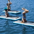 thumbnail image 3 of SOLSTICE ORIGINAL SolFit Inflatable Yoga Mat Stand Up Board | With 5 Handles And Band Attachment Points | Yoga Mat Thick | Stand Up Paddle Board Inflatable | Yoga For Adults | Yoga Mat For Carpet, 3 of 5