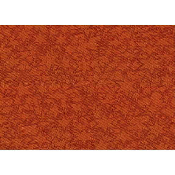 Ahgly Company Machine Washable Indoor Rectangle Transitional Scarlet Red Area Rugs, 2' x 4'