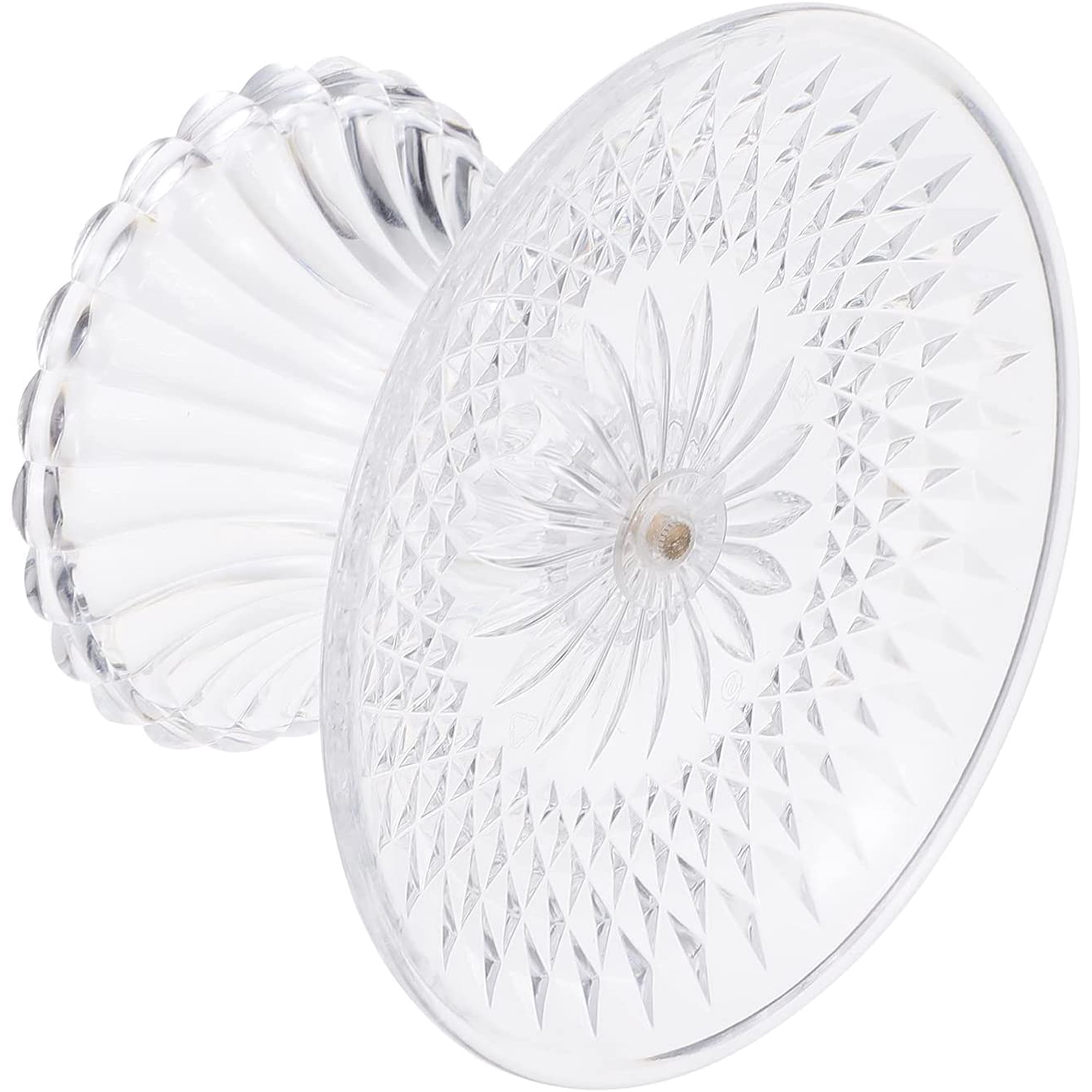 Assiette De Fruits En Cristal Clair Bol A Pieds En Acrylique En Cristal Pour La Cuisine A La Maison Piece Maitresse De Desherbage Gateau Aux Fruits Dessert Aperitifs Presentoir Plat De Service