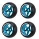 thumbnail image 2 of 5 Spoke Wheel Drift Tyre 4PCS Strong Cushioning Flexible Driving Aluminum Alloy Durable RC Drift Car Tires For 1/28 RC Car For Racing ANGGREK Otros, 2 of 8