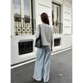 thumbnail image 2 of Women's Short Sleeve Knit Cardigan Top, Round Neck Button Front Sweater Shirt, Casual Cropped Layering Blouse for Streetwear, Office and Daily Wear, 2 of 20