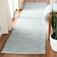 thumbnail image 3 of SAFAVIEH Marbella Aria Diamond Runner Rug, Silver/Grey, 2'3" x 9', 3 of 10