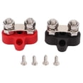thumbnail image 2 of Power Distribution Studs - Functional for Battery Power and Ground Junction, Stainless Steel Studs with Flame Retardant ABS Plastic Base, Easy Mounting, Precision Workmanship, 2 of 7