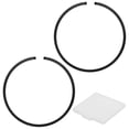 thumbnail image 1 of Uxcell 2-Pack Engine Piston Rings Kit, 47mm x 1.5mm Thick Ductile Iron Piston Ring Set Standard Replacement for Small Engines/Motors/Machinery [Black], 1 of 6
