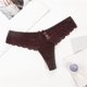 thumbnail image 2 of Braguitas tanga de encaje con abertura transpirables para mujer: cintura baja, mezcla de algodón, diseño sexy para uso informal/discoteca, 2 of 3