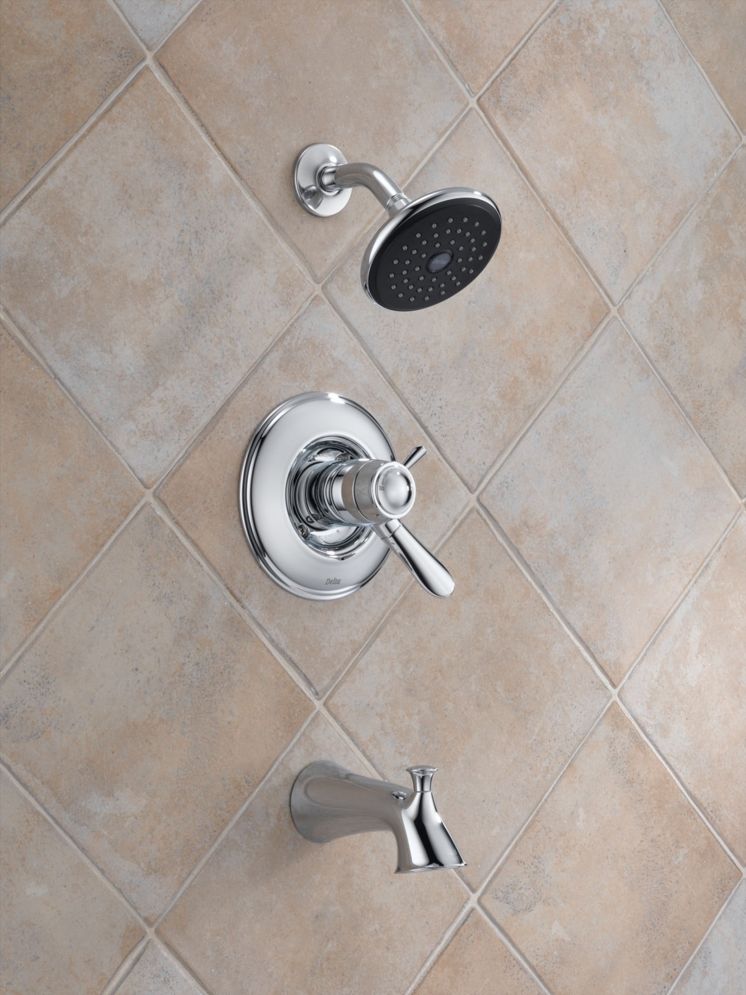 Delta T17T438 Lahara Tempassure 17T Series Dual Function Thermostatic Tub And Shower -