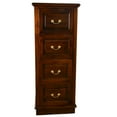 thumbnail image 2 of Crafters and Weavers Legacy 4 Drawer File Cabinet - Brown Walnut, 2 of 3
