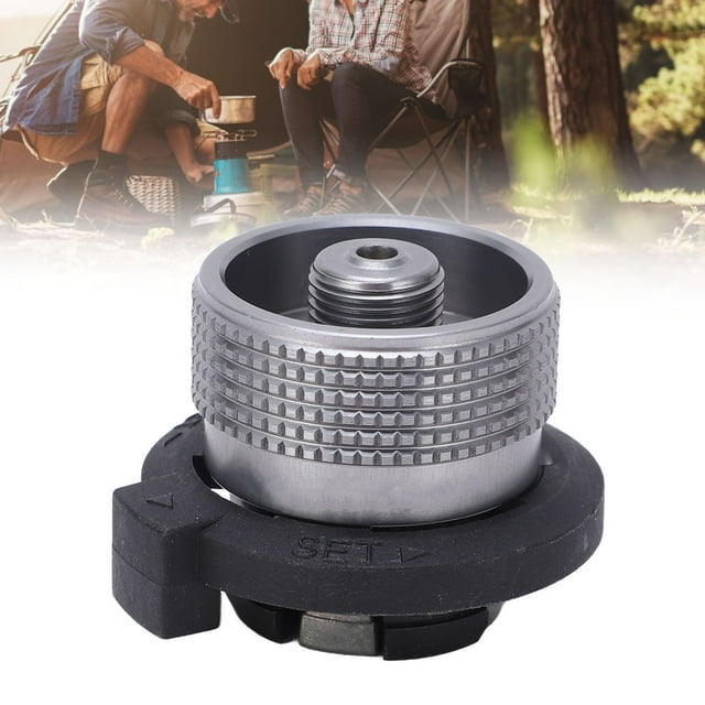 Butane Adapter Camping Gas Stove Adapter IPB Locking Butane Gas Canister Adaptor Converter
