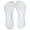 Clear, variant on Xinyolin 1 Pair Silicone Insoles Transparent Soft Sole Non-slip Shock Absorption Wear-resistant Arch Support Universal Flip-flop Slipper Sandal Shoes Pads Foot Care