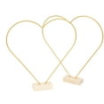 thumbnail image 1 of SHISUYAN Heart Shaped Iron and Wood Hoop Rings for DIY Wedding Wreath Craft Supplies with Base Assorted Color, 1 of 8