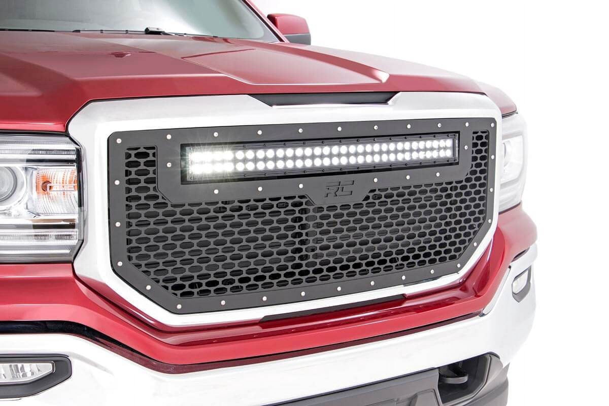 Rough Country Mesh LED Grille Insert for 16-18 GMC Sierra 1500 2WD/4WD - 70158