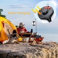 thumbnail image 5 of Linterna de camping LED de 4500 mAh, lámpara solar recargable por USB, 6 modos de iluminación, luz de camping plegable de 360°, luz de camping SOS IPX5 impermeable, luz de tienda de campaña para, 5 of 5