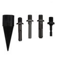 thumbnail image 1 of Miangastore Drill Grey 5Pcs 3.7X1.2In Steel Portable Log Splitter For Camping, 1 of 8