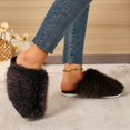 thumbnail image 5 of Achuyrbd Womens Fluffy House Slippers Plush Closed Toe Slip On Cozy Warm Indoor, 5 of 9