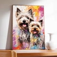 thumbnail image 2 of Cairn Terrier Dog Art - Watercolor Style Wall, Home or Apartment Decor - Sweet Poster Print Gift for Puppy Lovers, Dog Lovers, Women, Girls, Kids, Baby Room, Nursery, 2 of 5